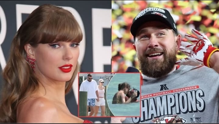 Taylor Swift and Travis Kelce show affection in public while vacationing in the Bahamas” Entertainment Tonight reports on the couple’s affectionate behavior on the trip, including kisses and a s*x trip on the beach..to